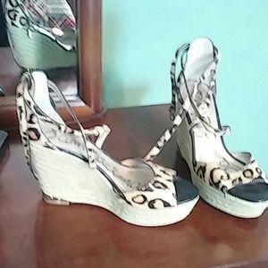 Sam Edelman haircalf wedges.  GORGEOUS!  Like new!